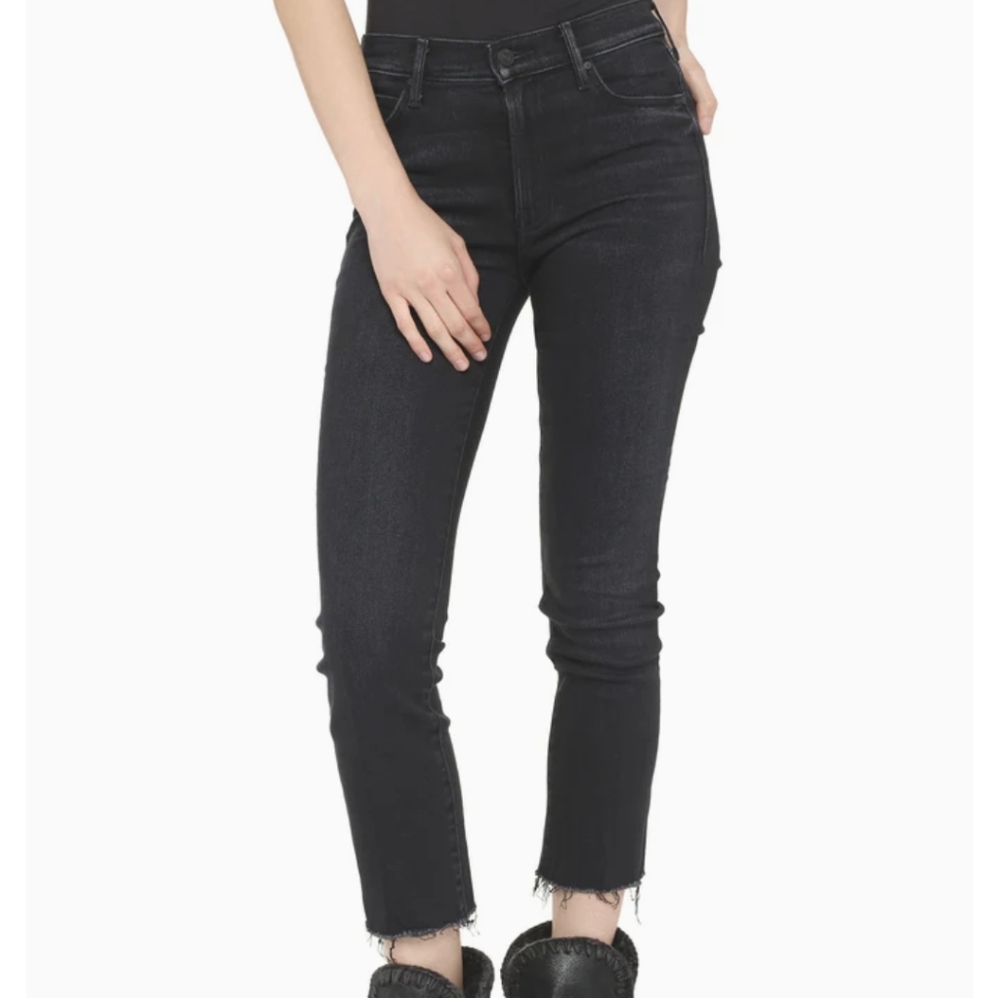 Mother Rascal Ankle Snippet In Blackbird. - image 7